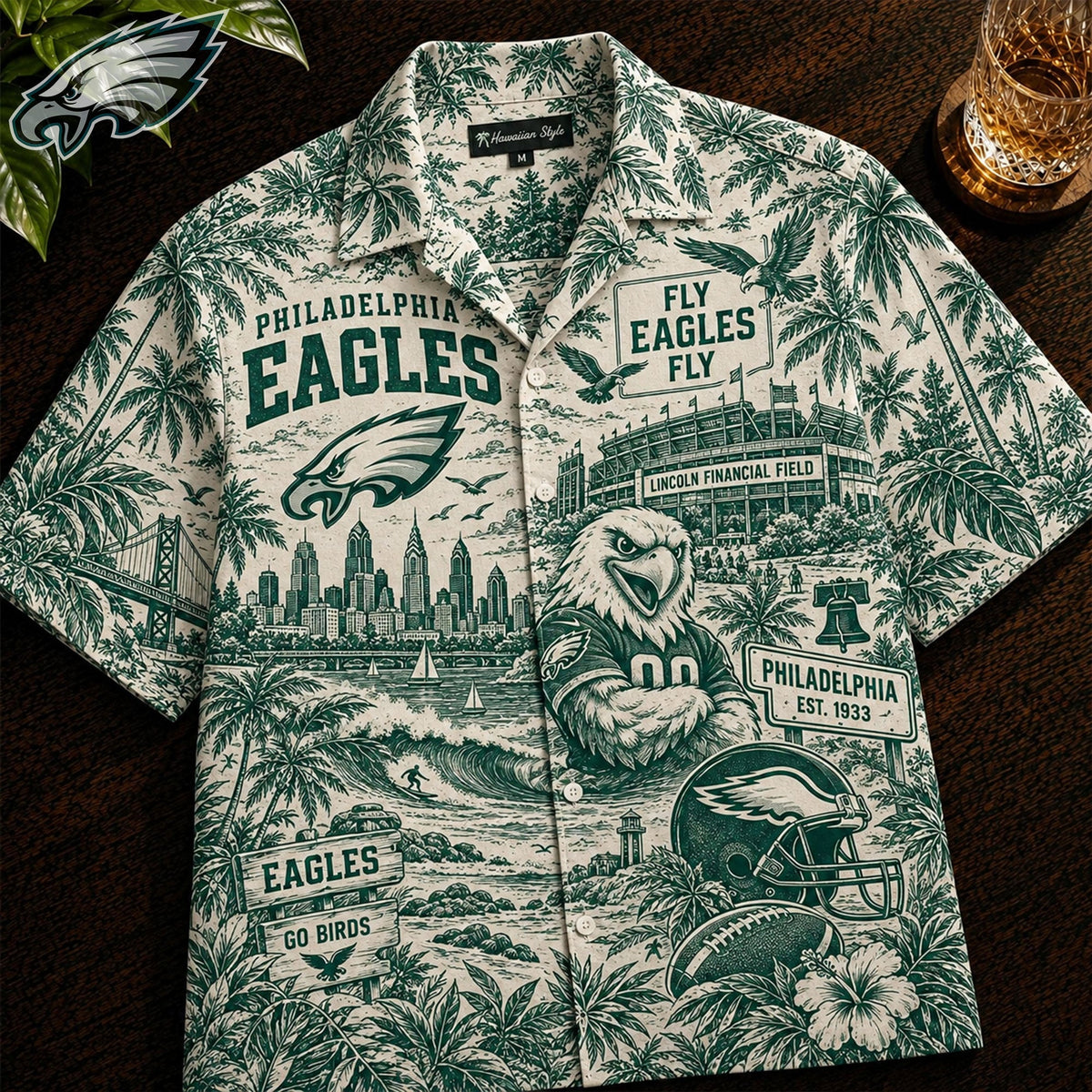 PREMIUM HAWAIIAN SHIRT HANNN TND PHEA 1609262