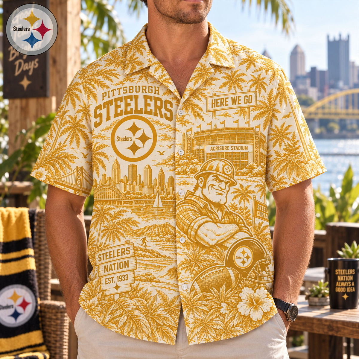 PREMIUM HAWAIIAN SHIRT HANNN TND PIST 1609263