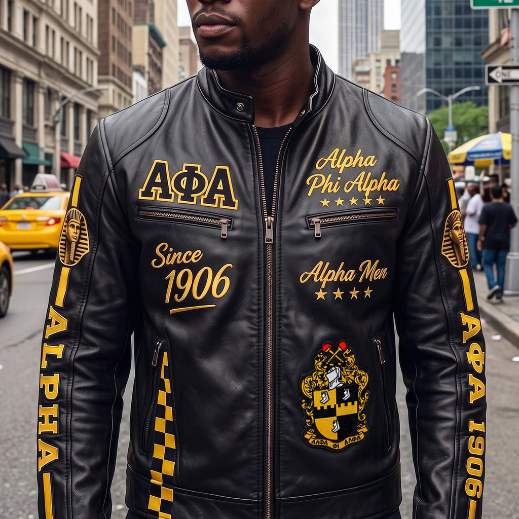 LEATHER JACKET TULT NTH APA 2409263