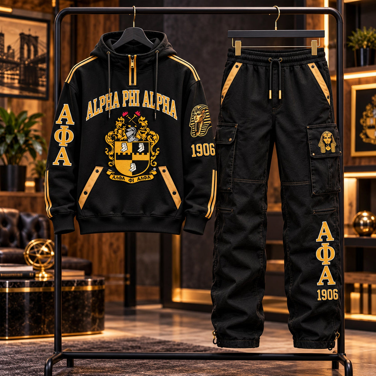 PREMIUM MASKED HOODIE TRACKSUIT SET ALK YPT APA 2610261