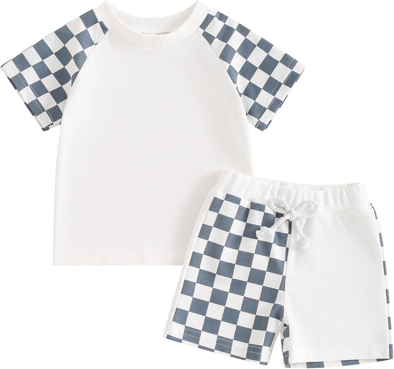 BemeyourBBs Toddler Baby Boy Summer Clothes Funny Letter T Shirt Elastic Waist Pockets Shorts Set 2 Piece Outfit
