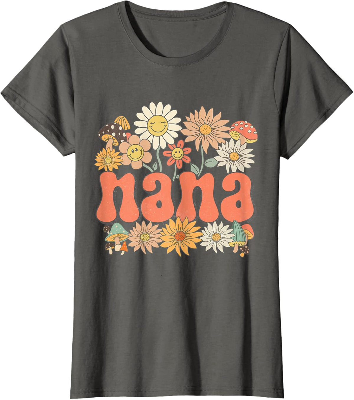 Groovy Nana Floral Hippie Retro Daisy Flower Mother's Day
