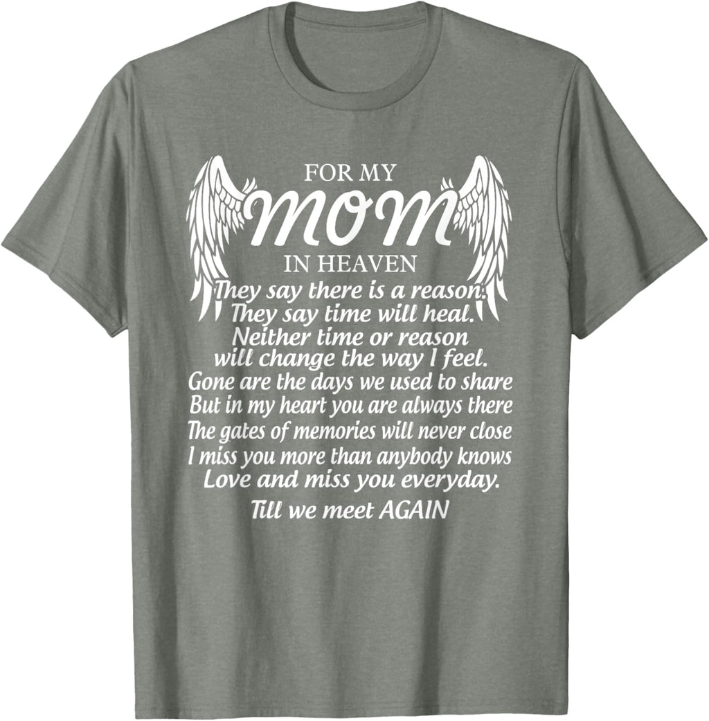 For My Mom In Heaven Love My Mom So Much Missing Mother Day