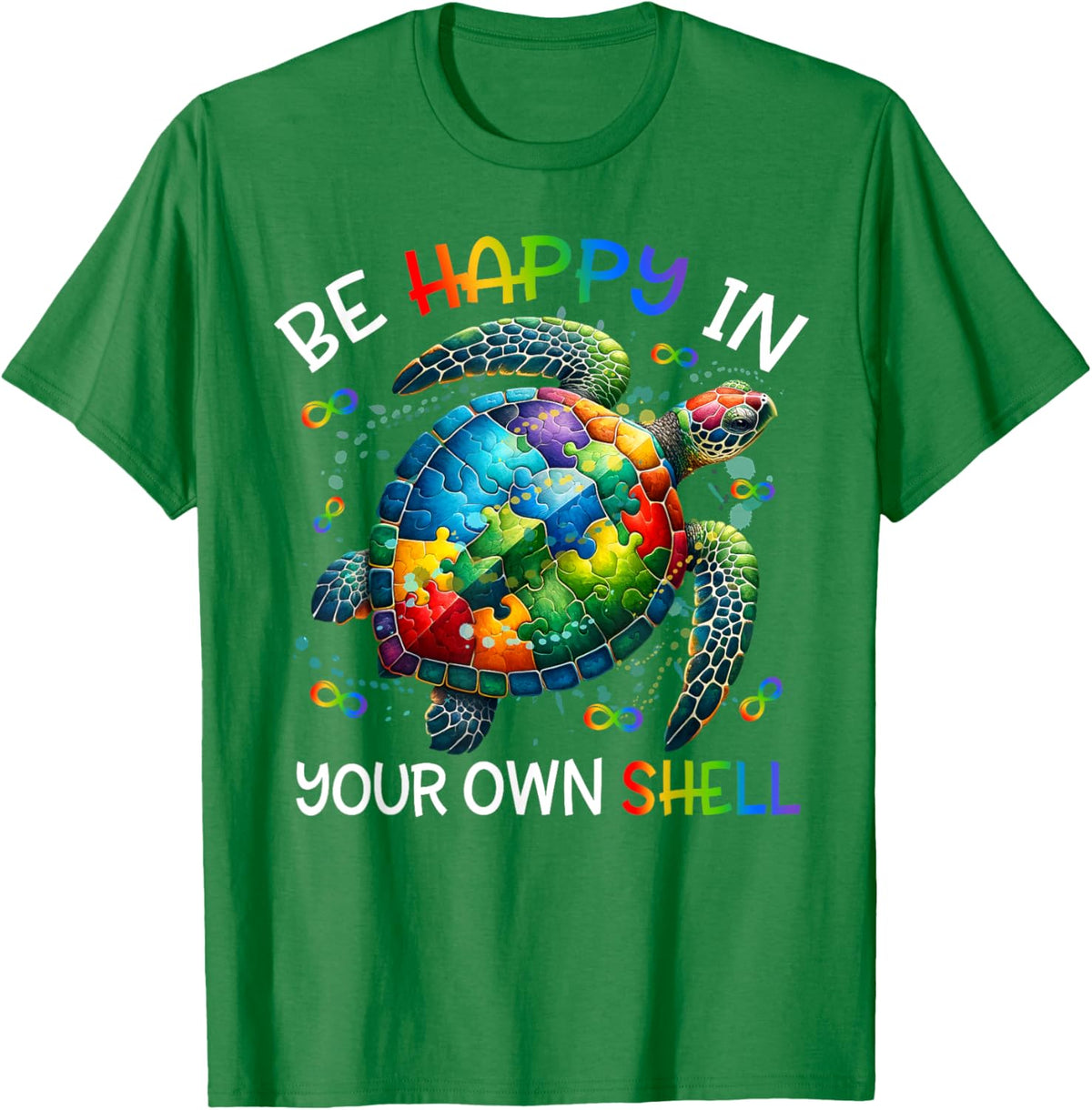 Puzzle Turtle Be Happy In Your Own Shell Autism Awareness