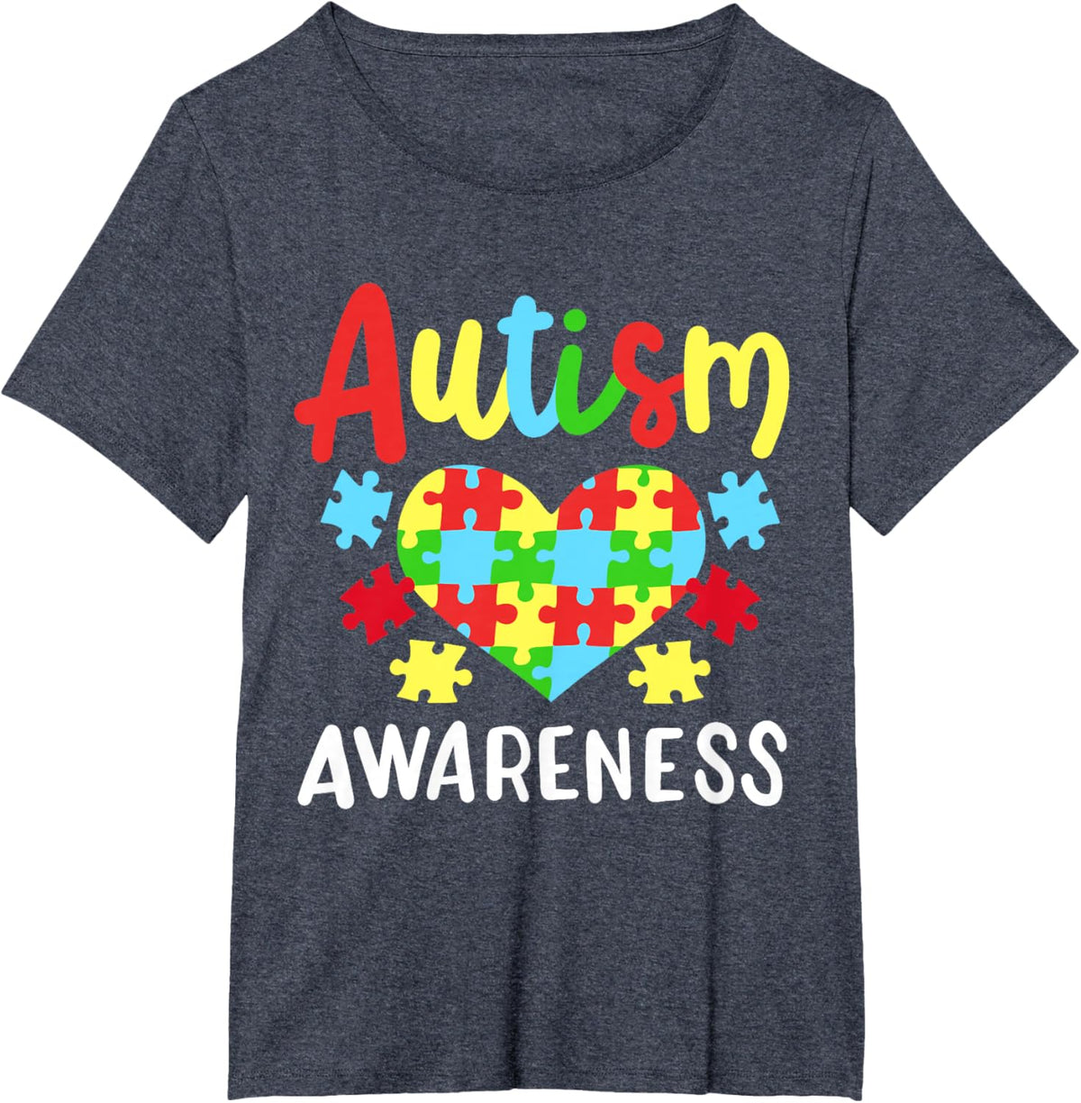 Autism Awareness T-Shirt, Small, Black