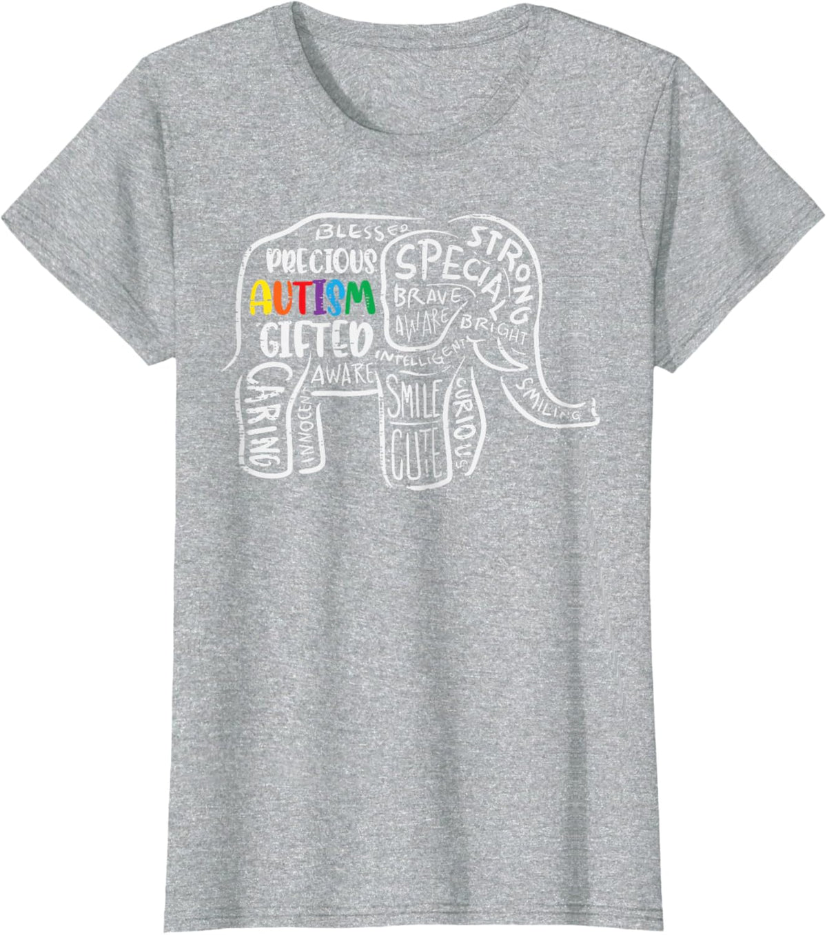 Autism Awareness Elephant Acceptance Autistic Men Women Kids