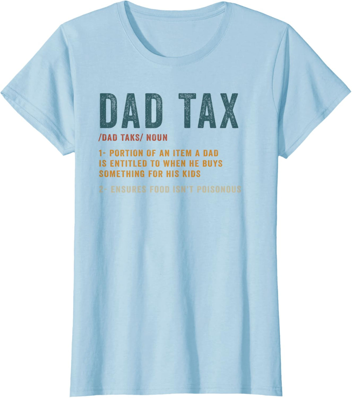 Vintage Dad Tax Definition Men Funny Father's Day